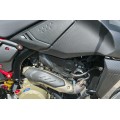 CNC Racing Carbon Fiber Front Exhaust Guard for the Ducati Hypermotard 698 Mono CNC Racing Carbon Fiber Front Exhaust Guard for the Ducati Hypermotard 698 Mono